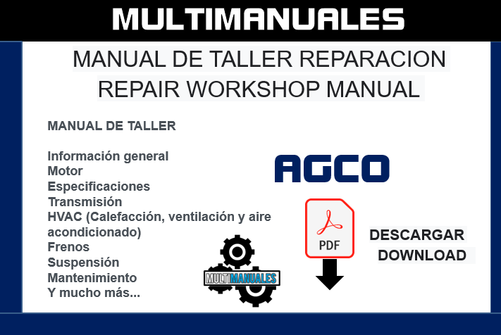 Manual de servicio del tractor AGCO ST35X, ST40X