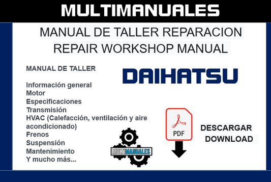Daihatsu Charade 1987-1993 Engine Repair Manual PDF