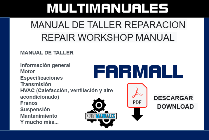 Case IH 55 and Farmall 60 Tractor Workshop Service and Repair Manual