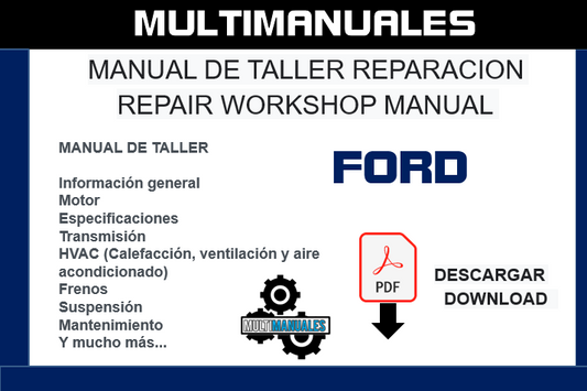 Manual de taller y reparación del fabricante de equipos originales Ford Crown Victoria 1998