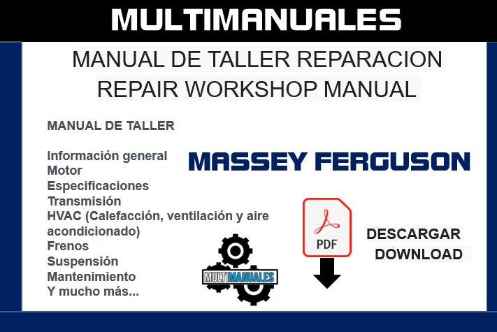 MASSEY FERGUSON TRACTOR REPAIR PROGRAM MANUAL 451 471 481 491 492 SERIES 400 (BRAZIL)