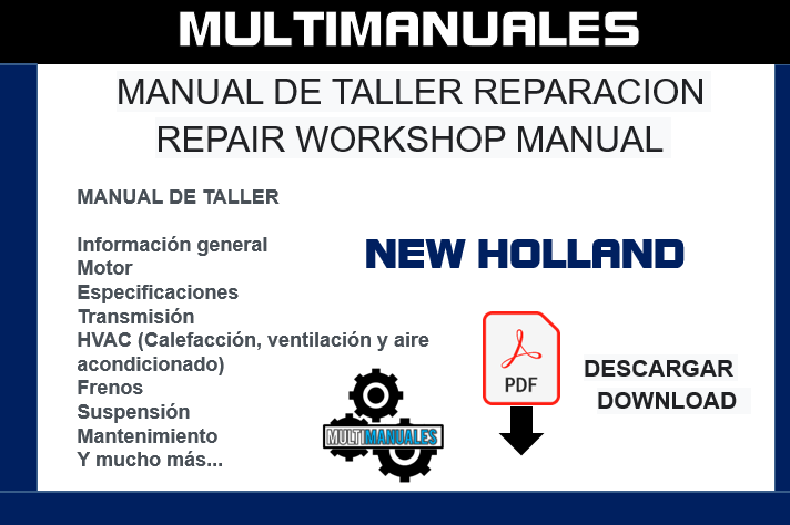 New Holland TL100 Workshop Service and Repair Manual