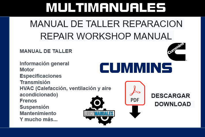 Manual de taller de revisión general del motor Cummins L10 (con amortiguador externo)
