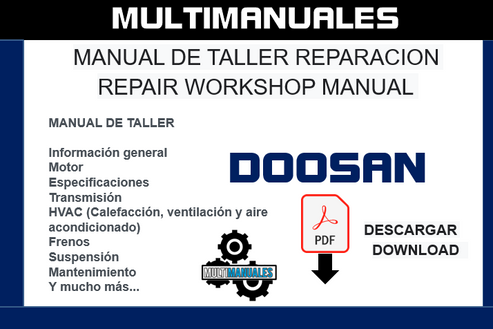 Doosan MT40B Dump Truck Workshop and Service Manual – Multimanuales