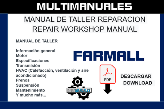 Farmall 40 45 50 B CVT Tractor Service and Repair Manual