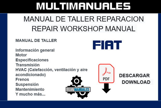 Manual de taller y reparación del Fiat Doblo 2000-2010