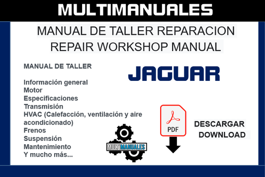 Manual de taller y reparación del Jaguar XJ-S 1981-1991 PDF