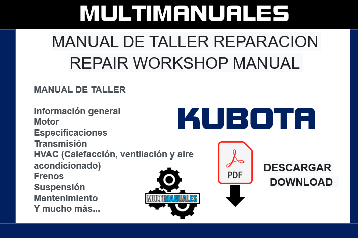 MANUAL DE PIEZAS DEL GENERADOR KUBOTA AV1600-3J-UK (GASOLINA) AL INSTANTE