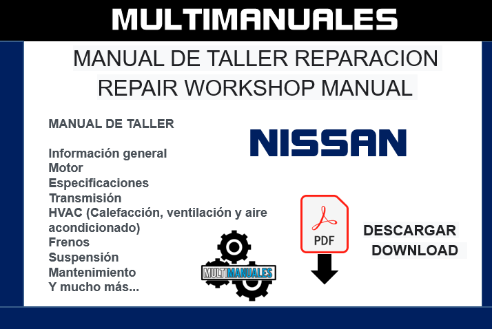 Manual de servicio y reparación de Nissan Frontier 2021